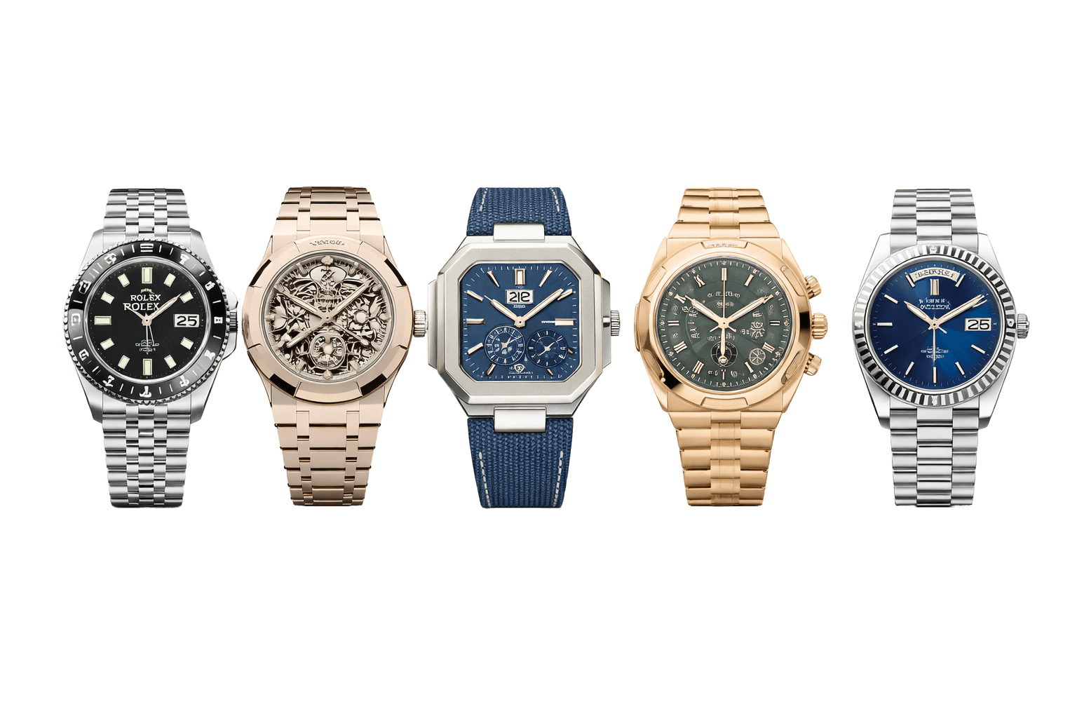 Luxury watches background